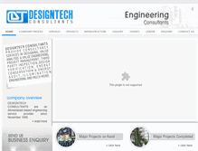 Tablet Screenshot of designtechconsultants.com